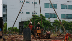 Khoan khảo sát địa chất Nhà Kho ACB - Bến Cát - Bình Dương