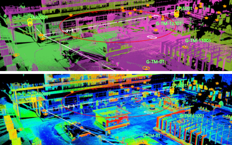 Hình 1: Khảo sát đo đạc hiện trạng chung cư cao tầng bằng công nghệ 3D Scan