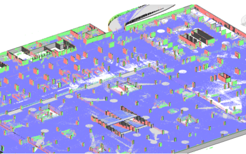 Hình 2: Khảo sát đo đạc hiện trạng chung cư cao tầng bằng công nghệ 3D Scan