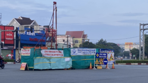 Khoan khảo sát địa chất Cầu vượt nút giao Phước Kiến - Bình Dương