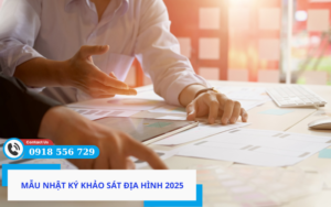 Mẫu nhật ký khảo sát địa hình 2025