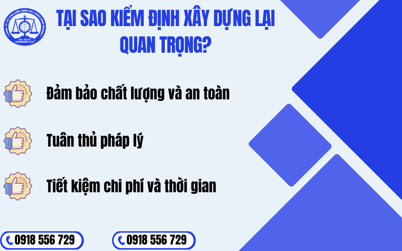 Tại sao kiểm định xây dựng lại quan trọng?
