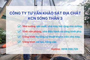 Công ty tư vấn khảo sát địa chất KCN Sóng Thần 3