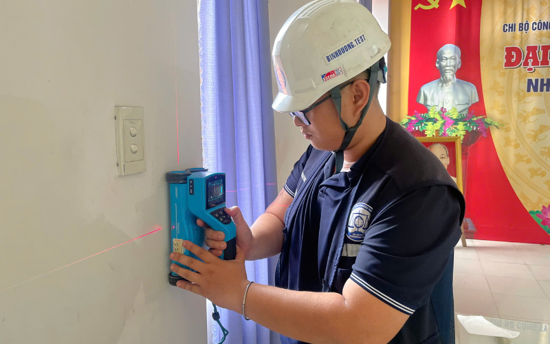 Hình 2: Kiểm định công trình Phòng khám đa khoa Vũ Cao