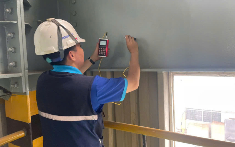 Hình ảnh 2: Kiểm định công trình văn phòng công ty MIDEA - Thuận An, Bình Dương