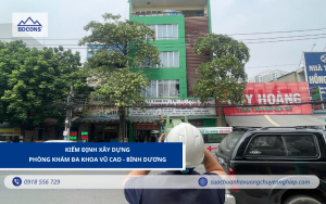Kiểm định xây dưng - Phòng khám đa khoa Vũ Cao Hotline 0918 556 729 Mr Tiên