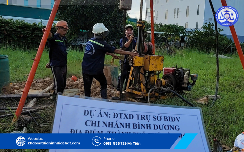 Kết quả khảo sát địa chất là cơ sở để thiết kế nền móng công trình