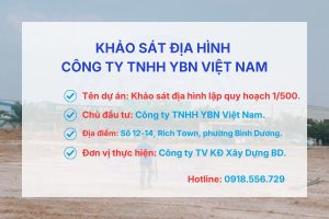 Khảo Sát Địa Hình Công Ty TNHH YBN Việt Nam