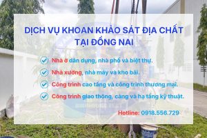 Dịch vụ khoan khảo sát địa chất Đồng Nai