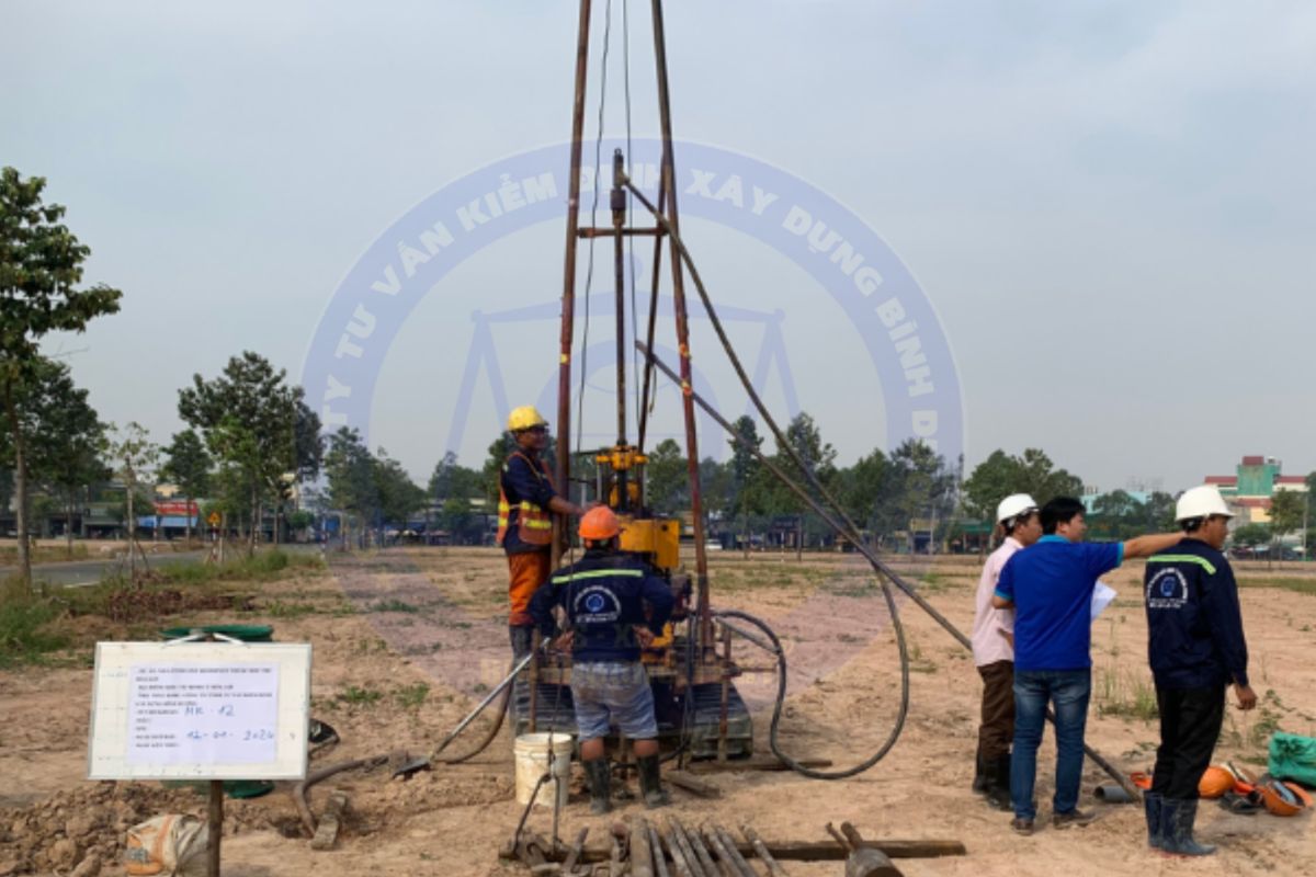 Hạng mục Khoan khảo sát địa chất Khu TĐC Hòa Lợi Bình Dương - The One Residence
